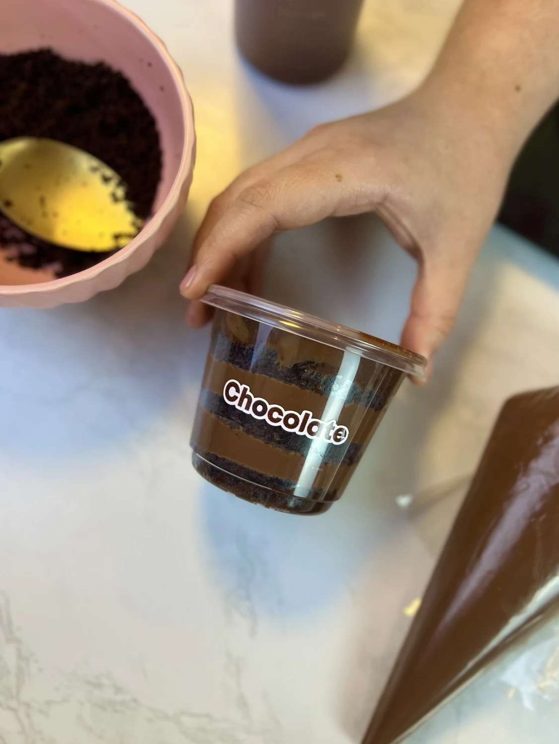 Chocolate · Cuchareables Cremosos Crocantes